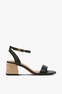 Tommy Hilfiger Sandaler med hæl Leather Ankle Strap Espad Sandal