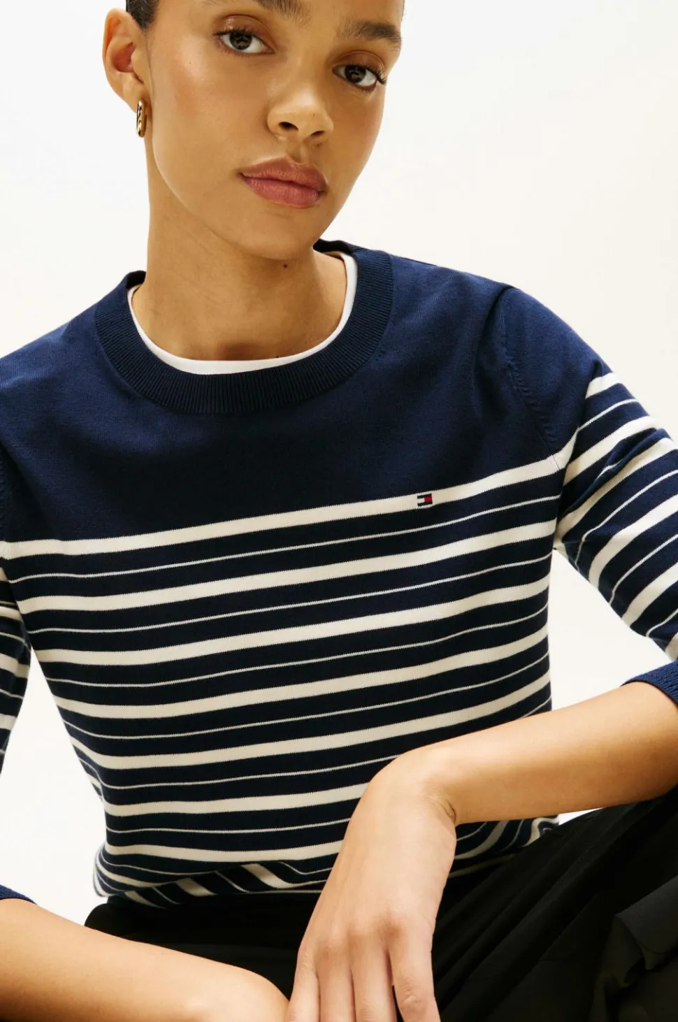 Tommy Hilfiger Trøje CO Jersey Stitch C-nk LS Swt