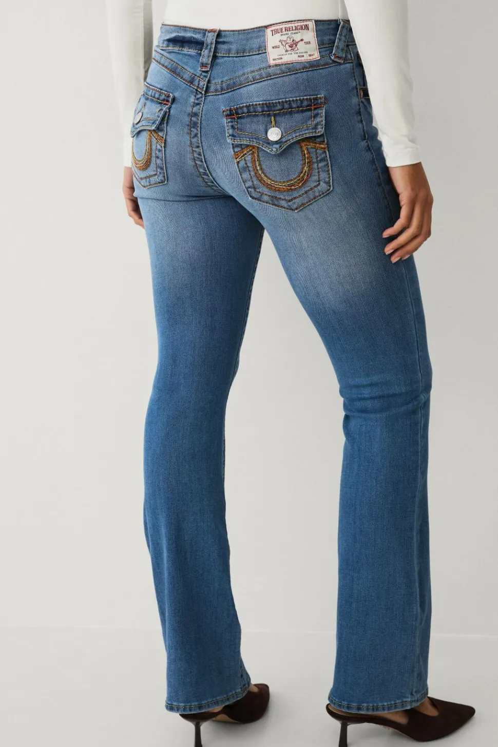 True Religion Jeans Rainbow Pkt Becca Mr Bootcut