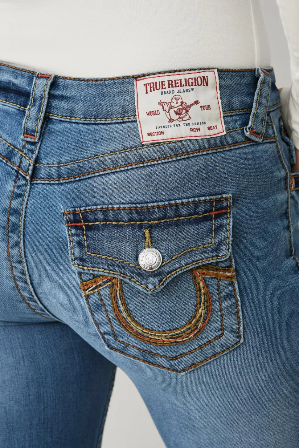 True Religion Jeans Rainbow Pkt Becca Mr Bootcut