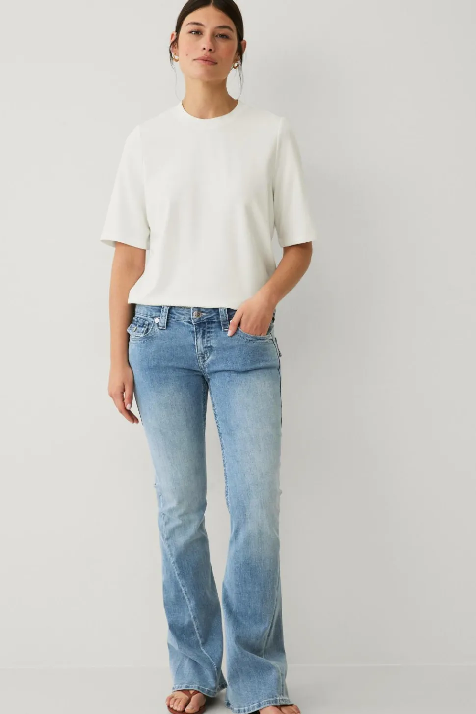 True Religion Jeans Joey Low Rise Flare