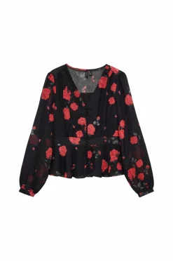 Vero Moda Bluse vmSabrina Rose V-neck