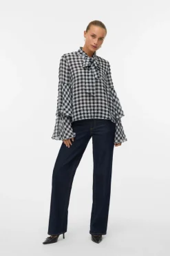 Vero Moda Bluse vmSia LS Flounce