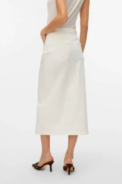 Vero Moda Cowboynederdel vmWild Alvida Button HR 7/8 Clr Sk