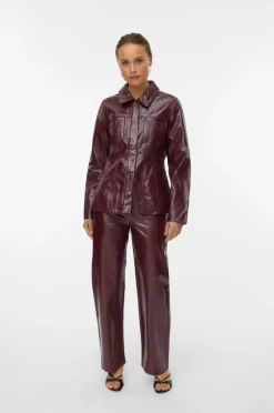 Vero Moda Jakke vmLottie LS Peplum Col Vinyl