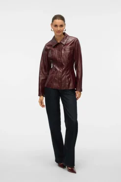 Vero Moda Jakke vmLottie LS Peplum Col Vinyl