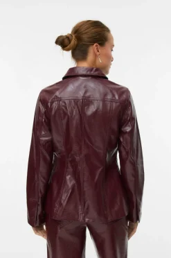 Vero Moda Jakke vmLottie LS Peplum Col Vinyl