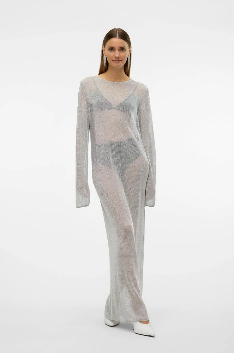 Vero Moda Kjole vmNova LS O-neck 7/8 Knit Dress Vma