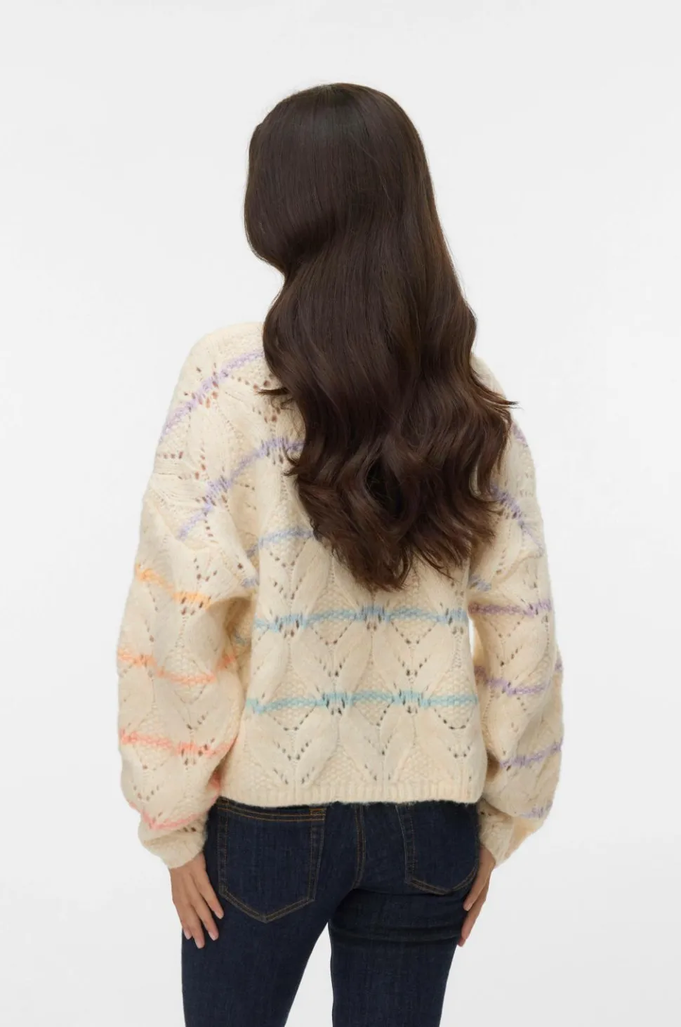 Vero Moda Pullover vmNew Hatty LS O-n Stitch Pullover