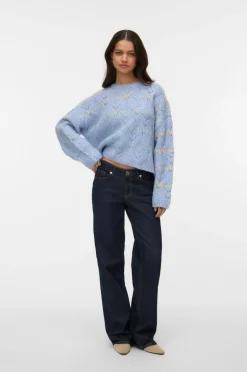 Vero Moda Pullover vmNew Hatty LS O-n Stitch Pullover