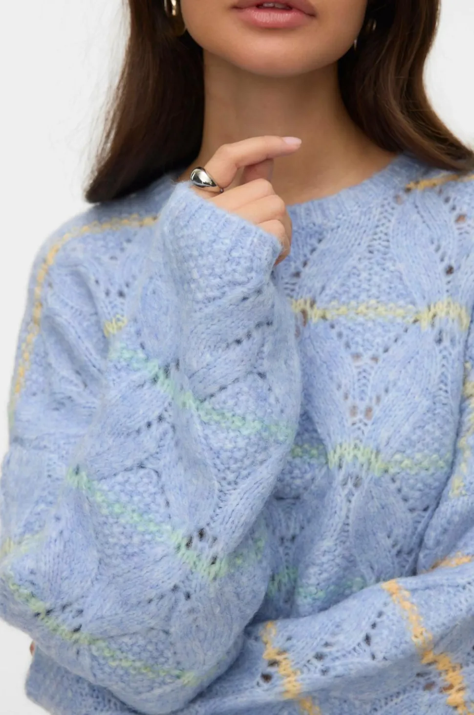 Vero Moda Pullover vmNew Hatty LS O-n Stitch Pullover