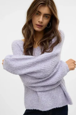 Vero Moda Trøje vmJuliette LS V-neck Pullover
