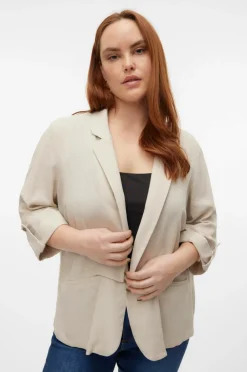 Vero Moda Curve Habitjakke vmcJesmilo 3/4 Blazer Wvn