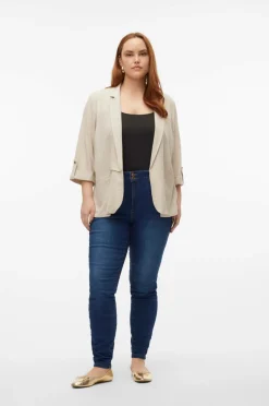 Vero Moda Curve Habitjakke vmcJesmilo 3/4 Blazer Wvn