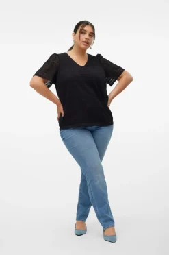 Vero Moda Curve Jeans vmcFlash MR Straight Li347 GA