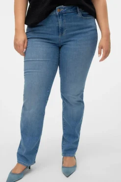 Vero Moda Curve Jeans vmcFlash MR Straight Li347 GA