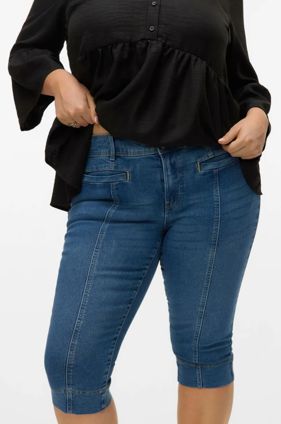 Vero Moda Curve Jeans vmCeliza MR Denim Knickers VI3488 C