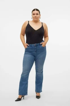 Vero Moda Curve Jeans vmcFlash MR Flared Jeans Li347 GA C