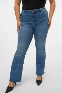 Vero Moda Curve Jeans vmcFlash MR Flared Jeans Li347 GA C