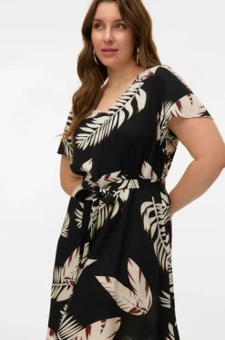 Vero Moda Curve Kjole vmcEasy Joy SS Short Dress Wvn