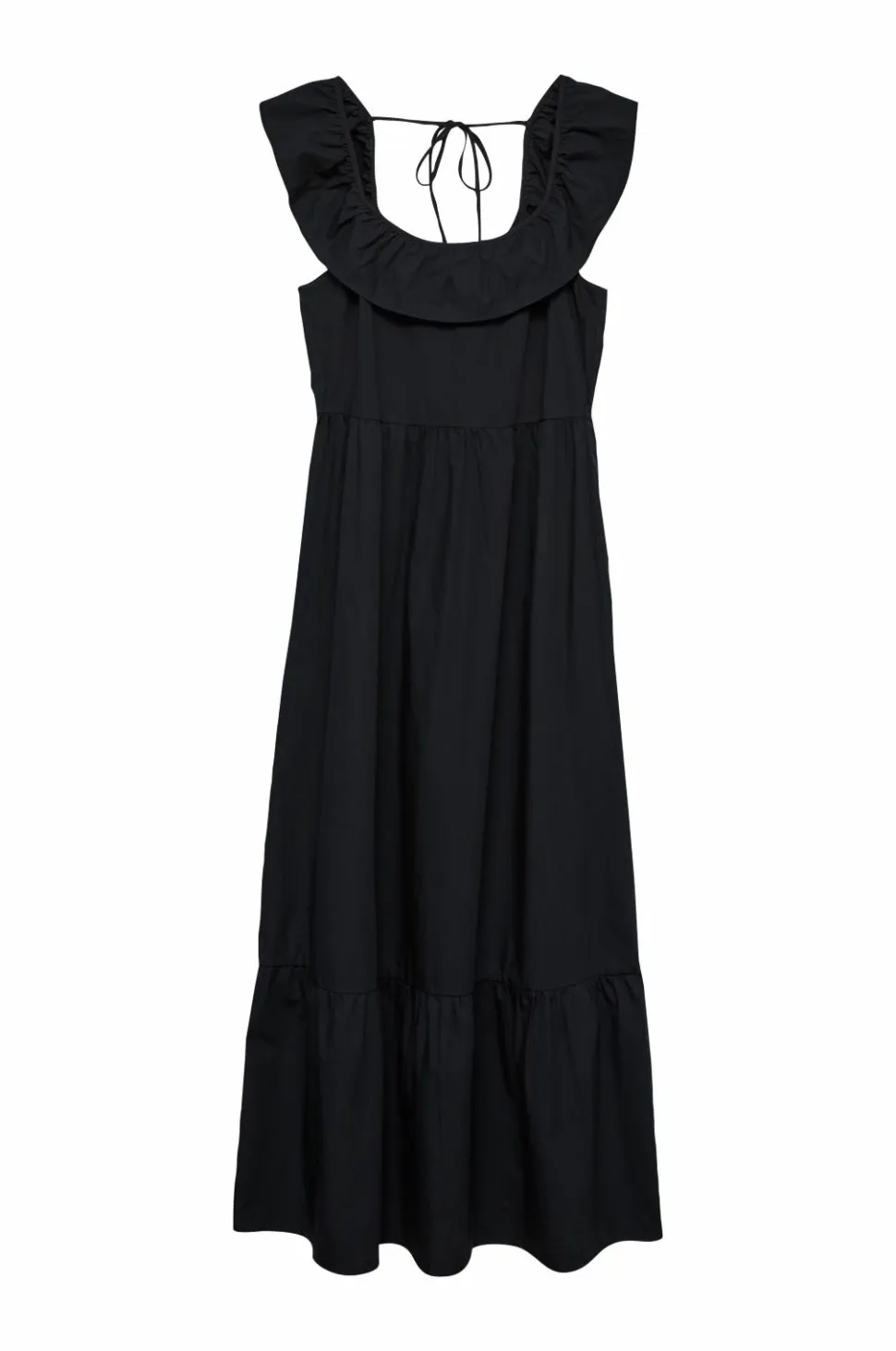 Vero Moda Curve Maxi kjole vmcJarlotte SL ruffle ancle dress C