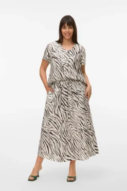Vero Moda Curve Maxi nederdel vmcDora Desy MW Ankle Skirt