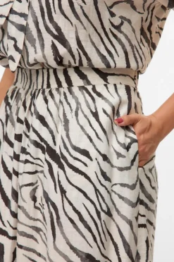 Vero Moda Curve Maxi nederdel vmcDora Desy MW Ankle Skirt