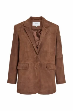Vila Blazer i ruskind viSuede L/S