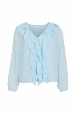 Vila Bluse viAne V-neck Frill