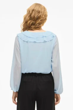 Vila Bluse viAne V-neck Frill