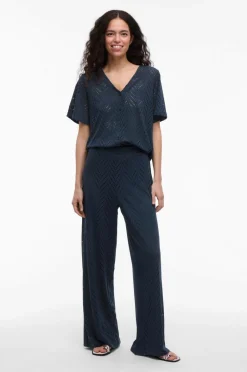 Vila Bukser viDelaia HW Wide Pants/pb