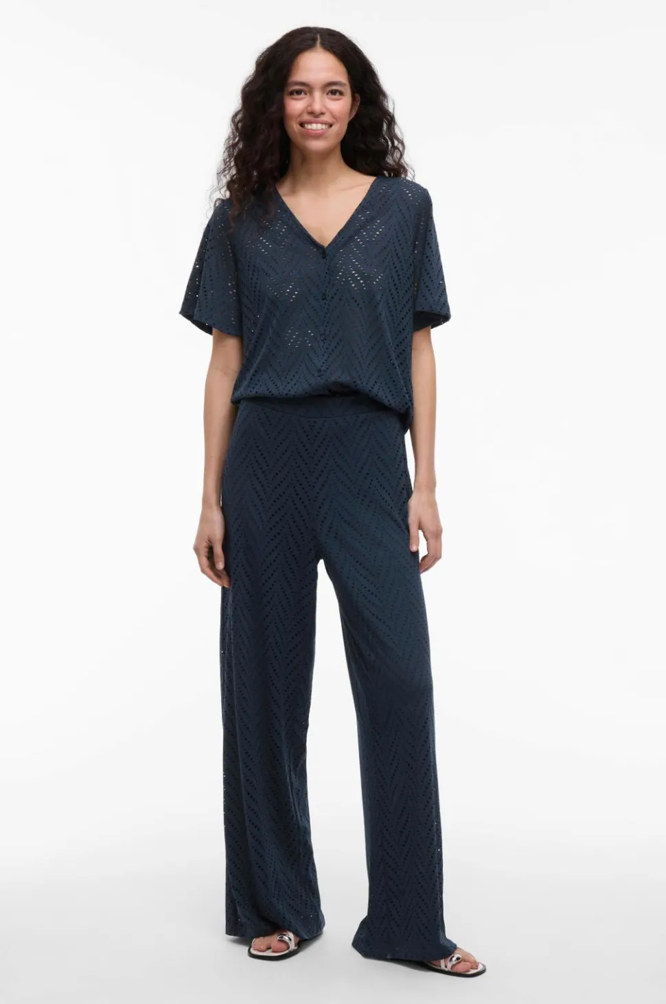 Vila Bukser viDelaia HW Wide Pants/pb