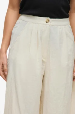 Vila Bukser vitni HW Wide Pants