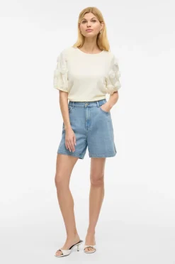 Vila Denimshorts viKiki HW Denim Shorts Lbd