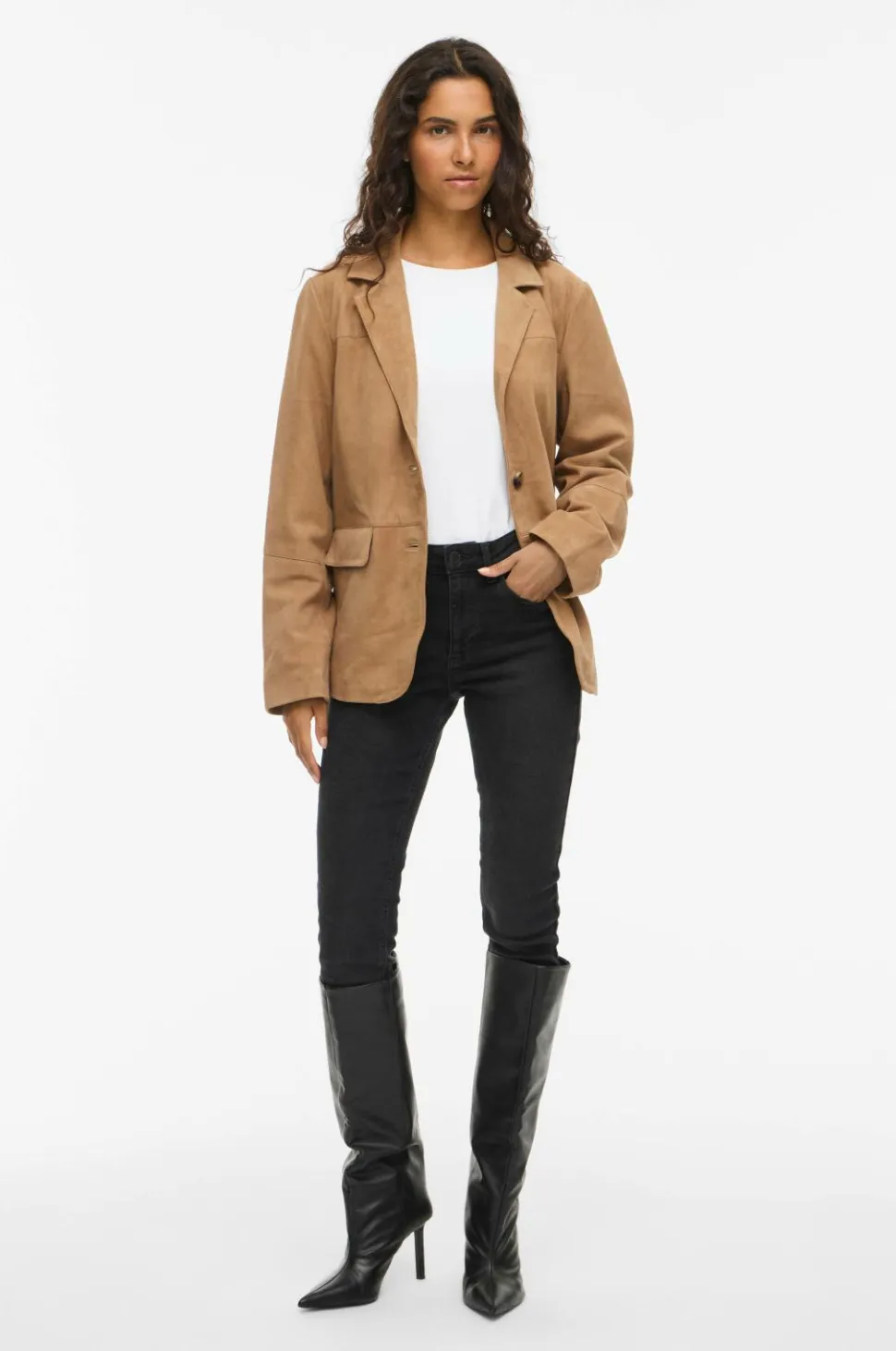 Vila Habitjakke viIda L/S Suede Blazer