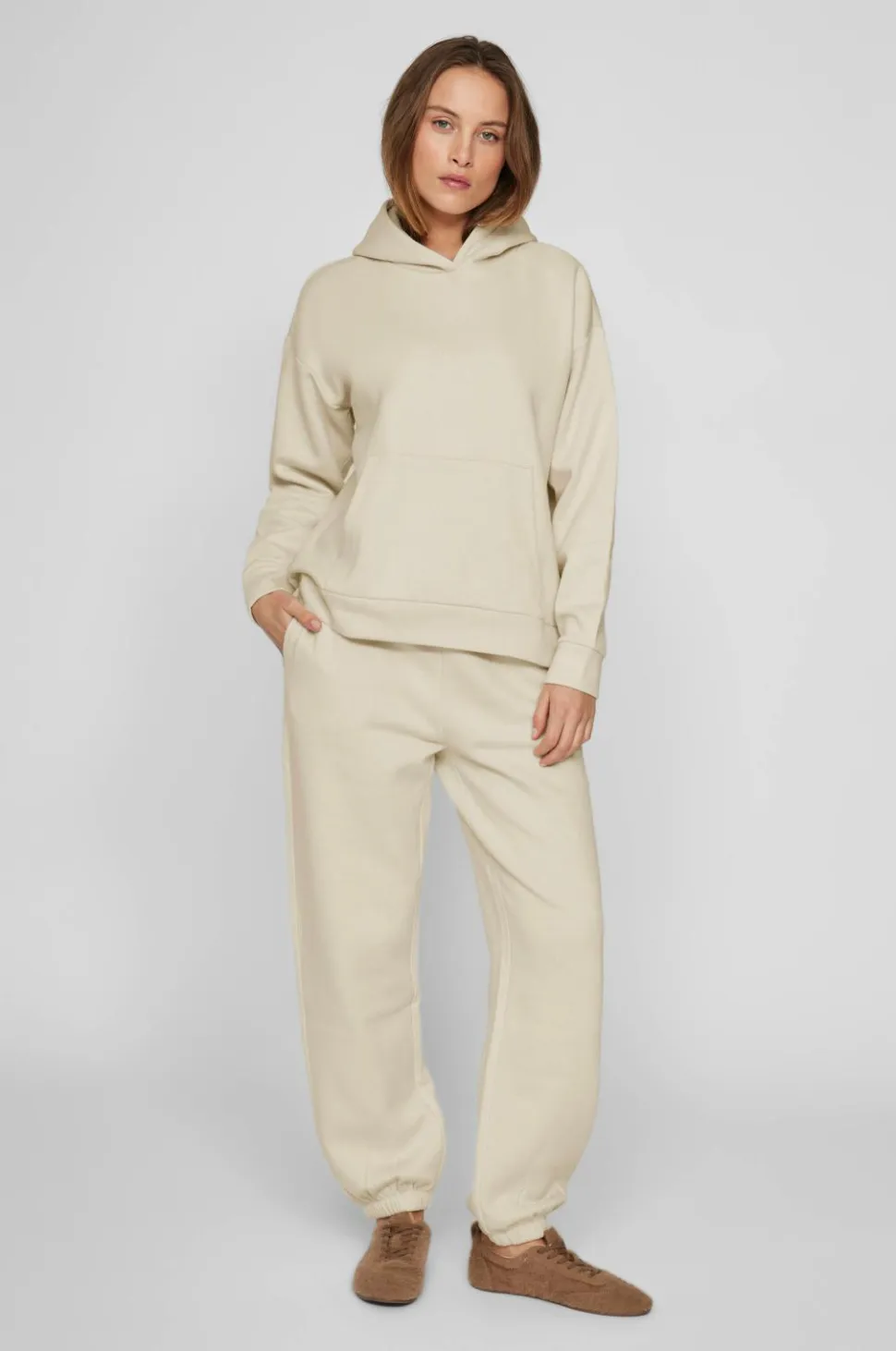 Vila Hættetrøje viHuris L/s Loose Sweat Hoodie/pb
