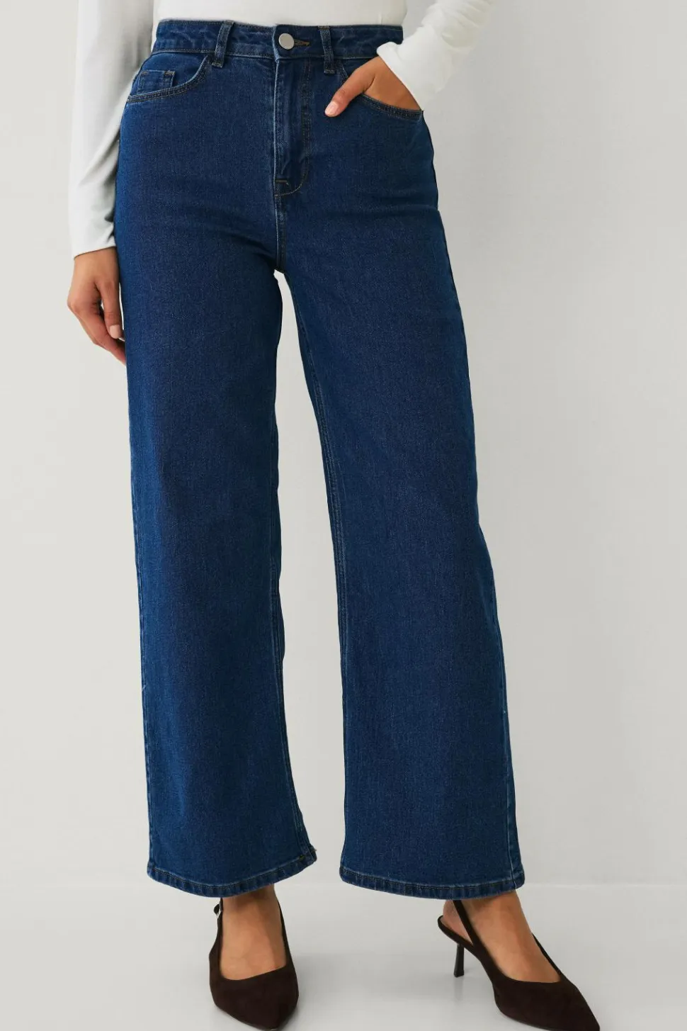 Vila Jeans viFreya Bri HW Wide 7/8