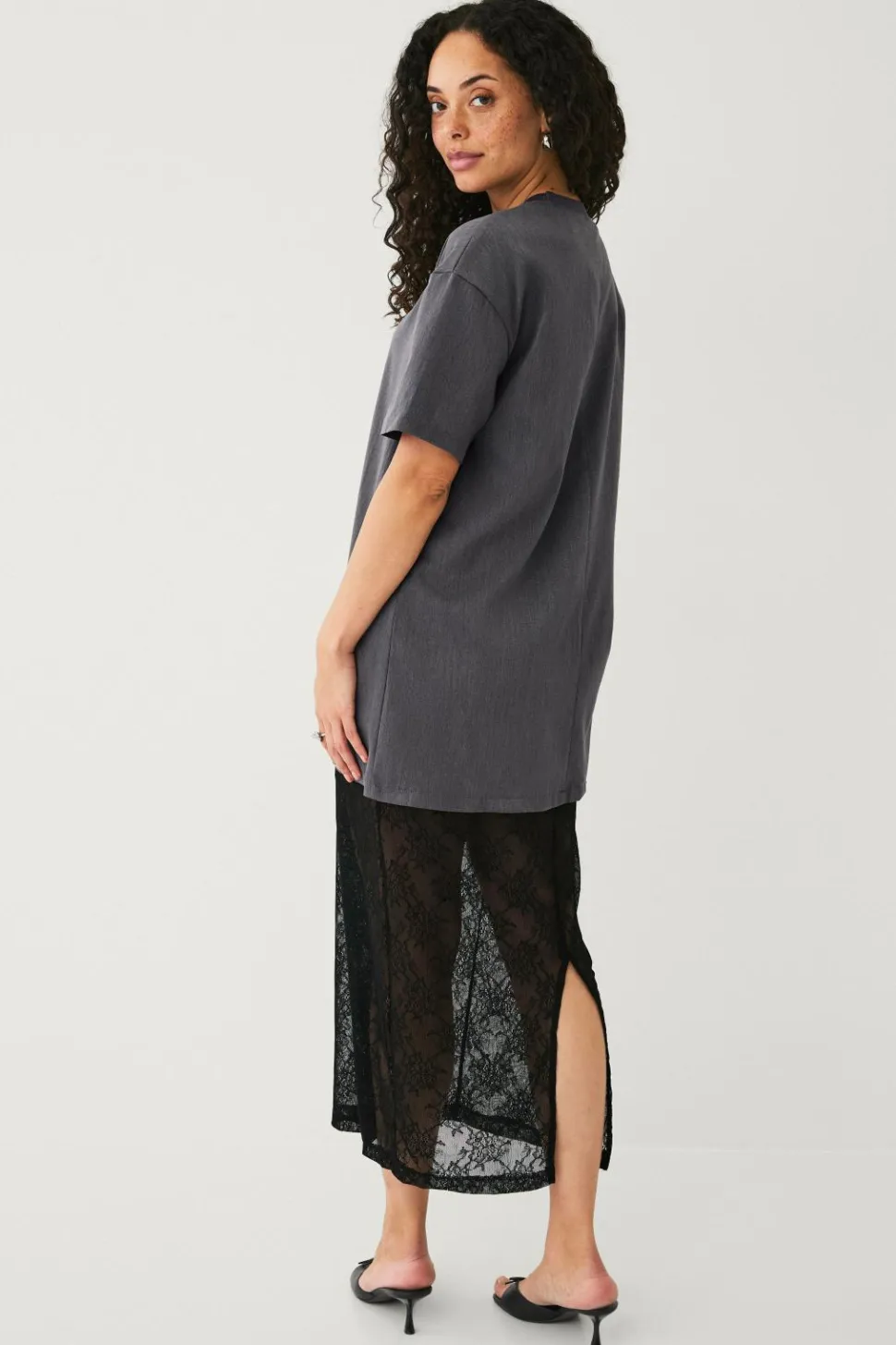 Vila Kjole viAva S/s Lace Detail