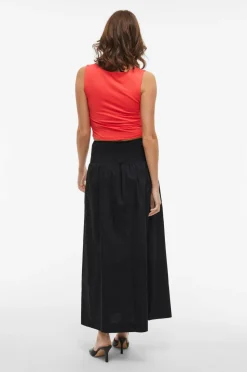 Vila Maxi nederdel viMia HW Maxi Skirt