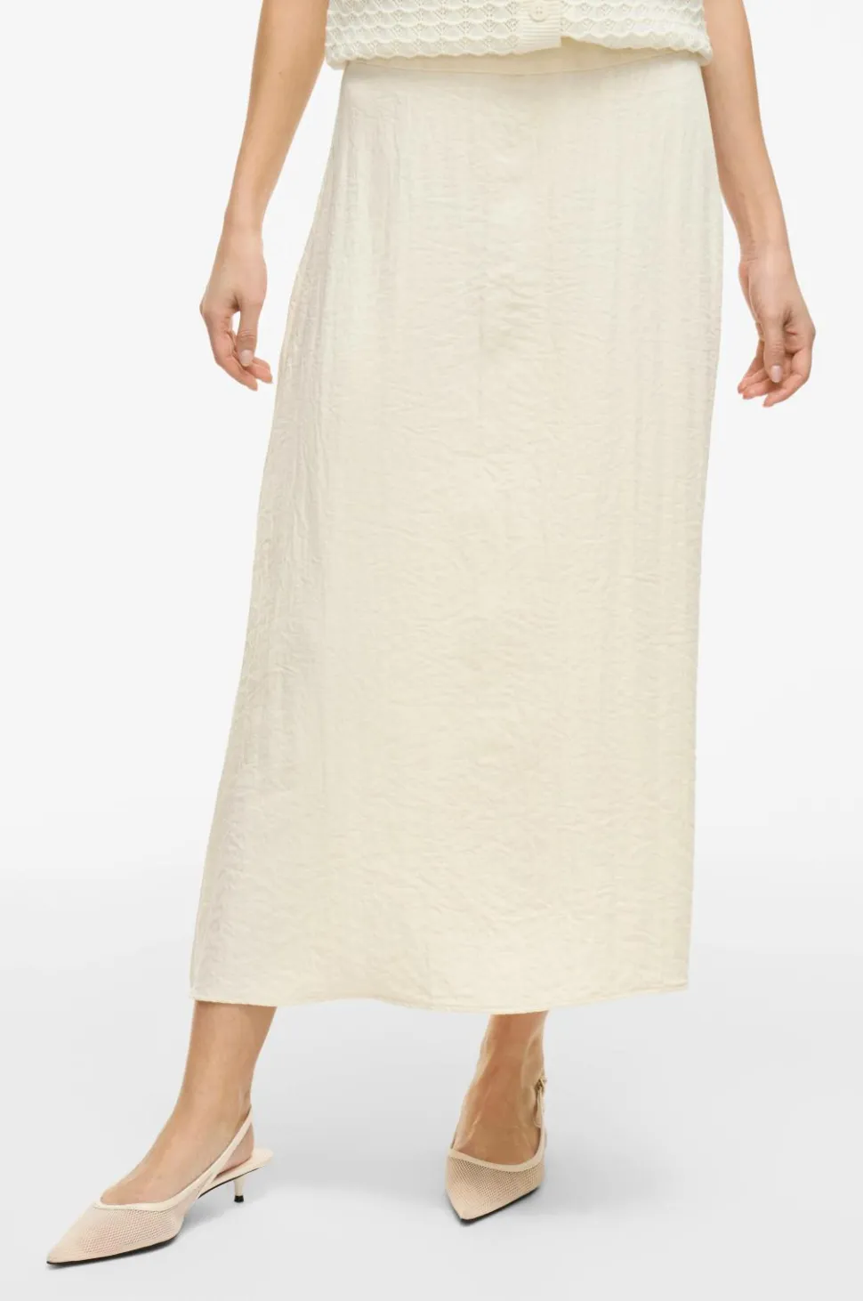 Vila Nederdel viFreja HW Ankle Skirt/tes