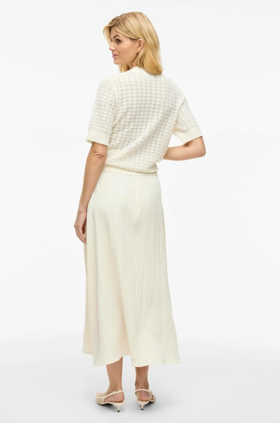 Vila Nederdel viFreja HW Ankle Skirt/tes
