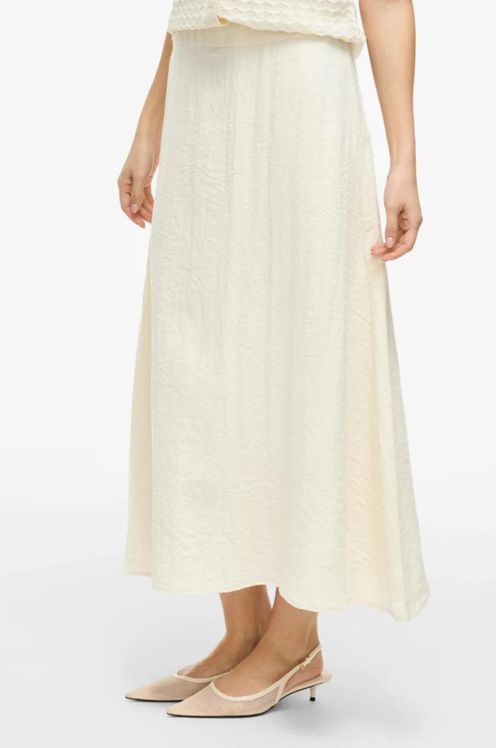 Vila Nederdel viFreja HW Ankle Skirt/tes