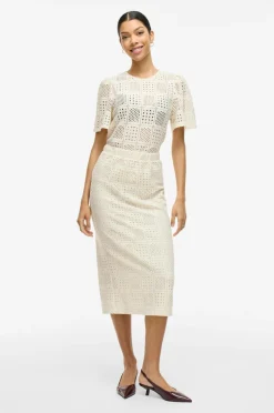 Vila Nederdel viNovira HW Midi Skirt