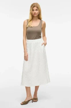 Vila Nederdel viSophia HW Volume Midi Skirt