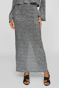 Vila Pailletnederdel viSanadu HW Glitter Maxi Skirt
