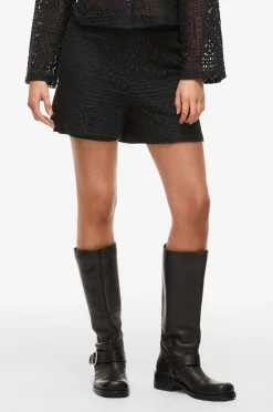 Vila Shorts viMerinda Crochet HW Shorts