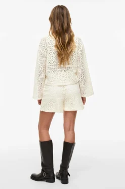 Vila Shorts viMerinda Crochet HW Shorts