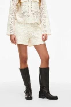 Vila Shorts viMerinda Crochet HW Shorts