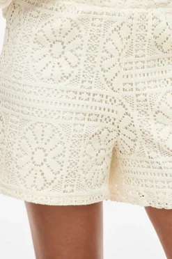 Vila Shorts viMerinda Crochet HW Shorts