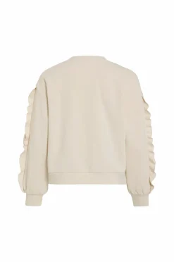 Vila Sweatshirt viMentina Flounce O-neck L/S